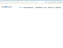 Tablet Screenshot of medoclock.com